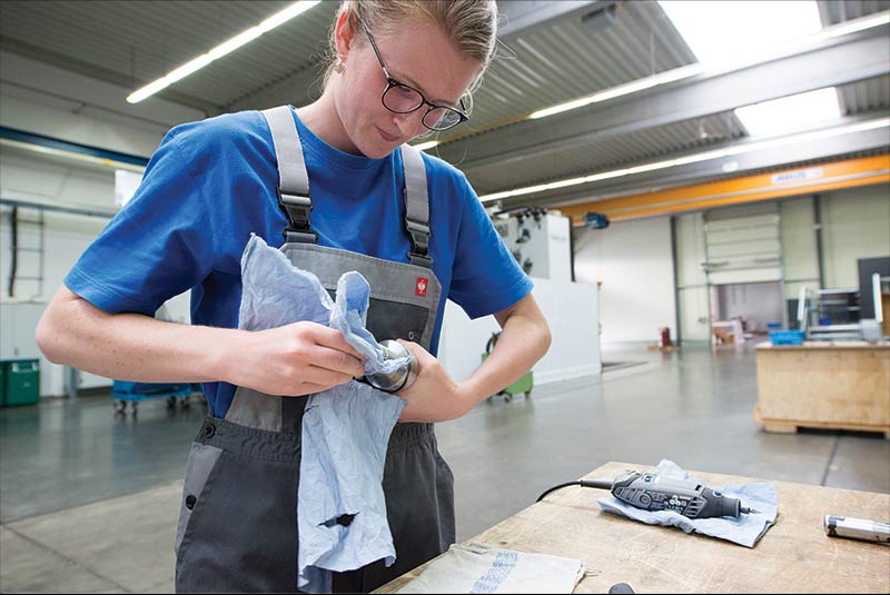 Lisa Amato bei der Arbeit