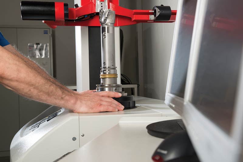 Messtechnik für ein gefertigtes Teil
