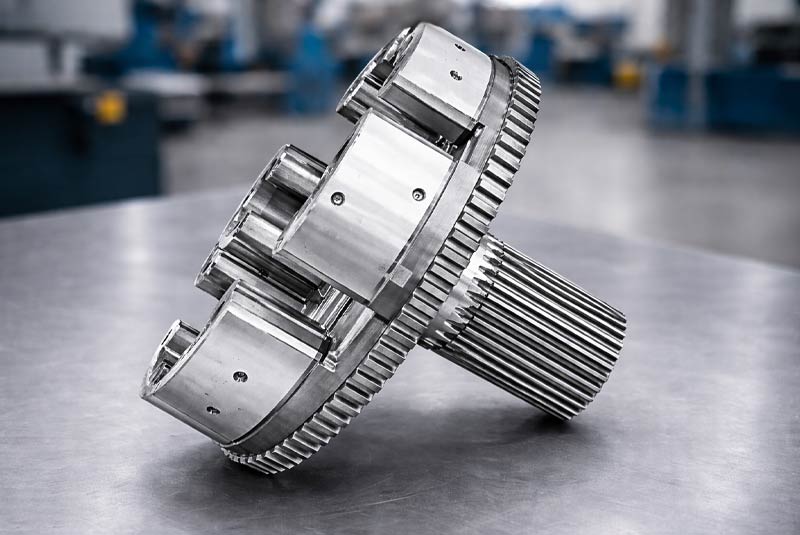 Abtriebswelle Prototypen
in Ausführung Vollfrästeilinklusive Verzahnung
Serie
in Ausführung Schmiedeteil